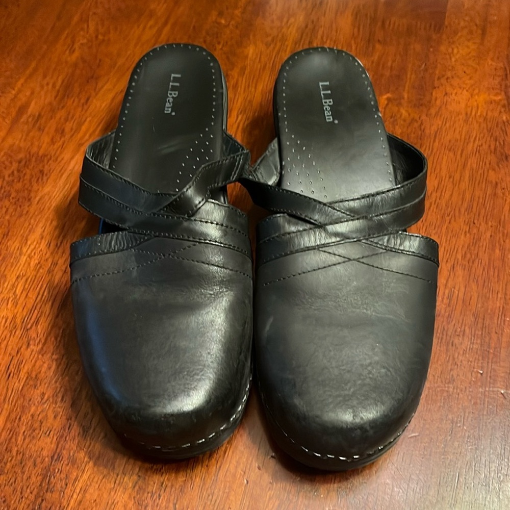 L.L Bean Black Classic Clog Women’s shoes Size 44 or 11 #6175